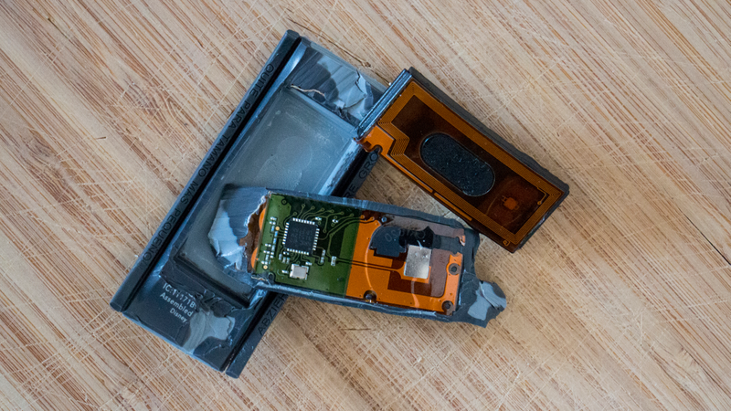 The guts of my Disney Magic Band (Image: Adam Clark Estes)